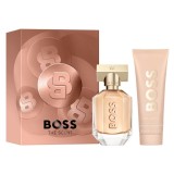 Set cadou Hugo Boss The Scent pentru femei EDP 50 + 75 ml loțiune de corp