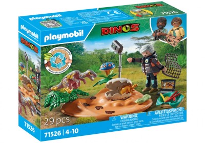 Playmobil-CUIB DE STEGOSAURUS SI HOT DE OUA foto