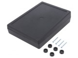 Carcasă desktop ABS neagră 140x190x49mm