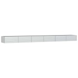 Cumpara ieftin Strat inaltat de gradina argintiu 600x80x45 cm otel galvanizat