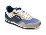 Cumpara ieftin Pantofi sport PEPE JEANS gri, LONDON LINK, din material textil