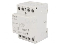 Contactor 4-polar pentru instalații 40A 230VAC 220VDC