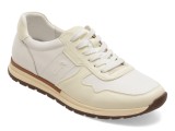 Cumpara ieftin Pantofi sport OTTER albi, 63512, din piele naturala