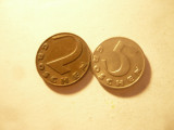 2 Monede Austria 2 groschen 1929 cupru si 5 groschen 1931 nichel , cal. f. buna