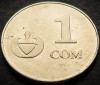 Moneda 1 SOM - REPUBLICA KYRGYZSTAN, anul 2008 * cod 4050 A, Asia