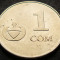 Moneda 1 SOM - REPUBLICA KYRGYZSTAN, anul 2008 * cod 4050 A