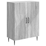 vidaXL Bufet Sonoma gri 66 x 34,5 x 89,5 cm Lemn prelucrat 894821