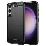 Husa Samsung Galaxy S23 Asteroid GSM Carbon Silicone, negru