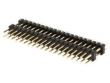 Conector şir pini 40 pini 2x20 tată drept 3A THT NINIGI aurit