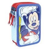 Cerda - Penar echipat Mickey Mouse cu 3 compartimente, 43 piese