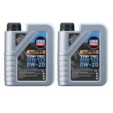 Ulei motor Liqui Moly Top Tec 6610 0W20, 2L. Ulei sintetic premium, protectie uzura, consum redus combustibil. Ford, Jaguar, Land Rover, MB, Opel, GM