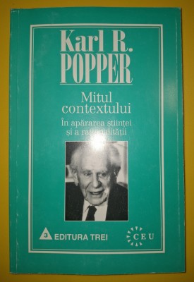 Karl R. Popper - Mitul contextului foto