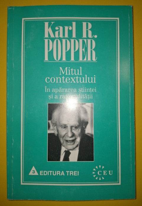 Karl R. Popper - Mitul contextului