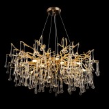 Candelabru Cristal CC333/800GD, 12x G9, Auriu, 80cm, Inaltime Reglabila ModernLight Concept
