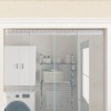 Gossi placi de conectare, 4 buc., argintiu, 28 cm, otel inoxidabil
