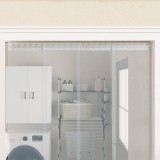 Gossi placi de conectare, 4 buc., argintiu, 28 cm, otel inoxidabil