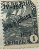 Timbre Fiume Interbelica TMB1RAR 1 cent 1919