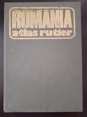 ROMANIA ATLAS RUTIER 1981 foto