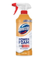 Spuma de curatare Spray, Domestos Power Foam, parfum de Lamaie, 435ml