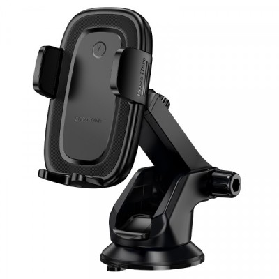 Incarcator Auto Wireless Borofone BH223 Follower, 15W, 1.67A, Negru foto