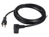 Cablu Alimentare 3x18AWG IEC C13 90&deg; NEMA 5-15 PVC 3m