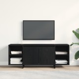 VidaXL Suport TV - Stejar Negru - 120x30x40.5 cm - Fabricat din Lemn Prelucrat