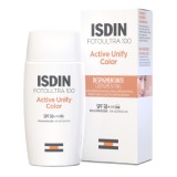Cumpara ieftin Fluid colorat cu protectie solara SPF 50, Fotoultra Active Unify Color 100+ Fusion, 50 ml, Isdin
