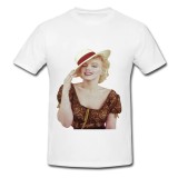 Tricou &quot; Marilyn Monroe cu palarie &quot;