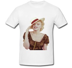 Tricou &amp;quot; Marilyn Monroe cu palarie &amp;quot; foto