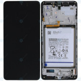 Samsung Galaxy M52 5G (SM-M526B) Capac frontal al modulului de afișare + LCD + digitizer + baterie GH82-27122A