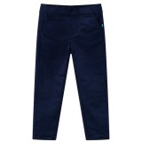 Pantaloni pentru copii, bleumarin &icirc;nchis, 128, vidaXL