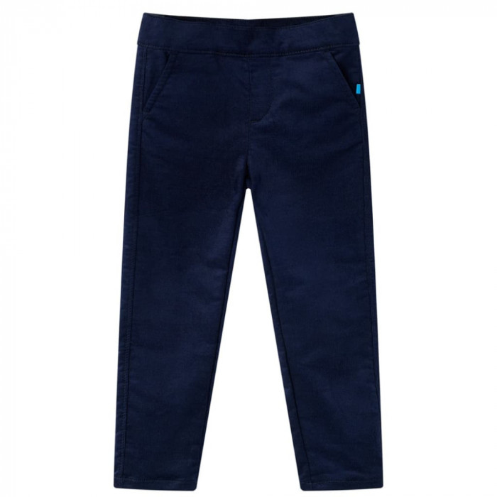 Pantaloni pentru copii, bleumarin &icirc;nchis, 128 GartenMobel Dekor