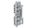 Conector Șine 2.5mm&sup2; 4 Borne Gri 800V