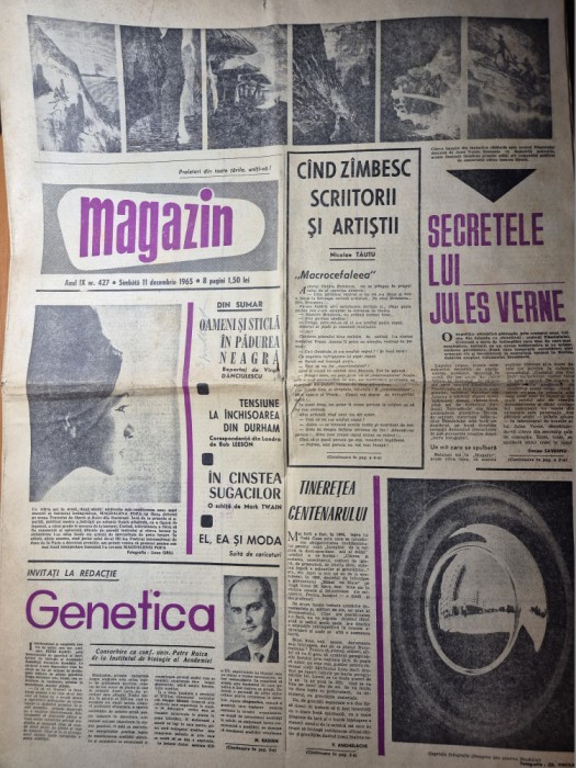 magazin 11 decembrie 1965-secretele lui jules verne