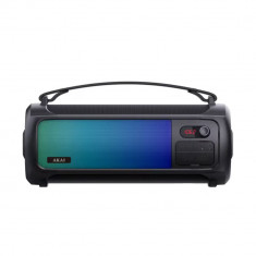 Boxa portabila Akai ABTS-35, RGB, Bluetooth, FM Radio, 10 W, Negru