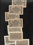 Germania 1 Reichsmark 1940-1944, Stare F-VF, Bancnota Istorică, Colecție Numismatică