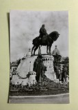 Carte poștală Cluj statuia lui Matei Corvin, Circulata, Fotografie