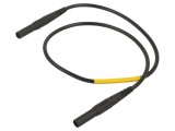 Cablu de măsurare 32A mufă banană 4mm negru
