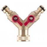 Adaptor robinet cu valva, filet interior, alama, 2 directii, 3/4&#039;&#039;, Strend Pro