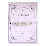 Bratara reglabila din cuart roz, piatra lunii si ametist - Echilibru si armonie