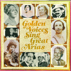 VINIL Various ‎– Golden Voices Sing Great Arias VG