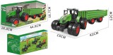 Tractor cu Roti Duble si Remorca Detasabila, 42 cm, +3ani