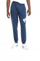 Pantaloni sport barbati Puma Big Logo Pant Albastru foto