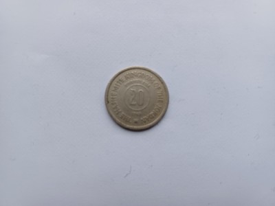 Iordania -20 Fils 1949 foto
