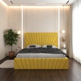 Pat Tapitat Leon Galben Catifea Premium Expediere rapidă