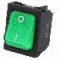 Intrerupator OFF-ON, 2 pozitii, DPST, SCI - R13-117B-01-BG-2D-N-2