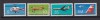 GERMANIA DEMOCRATA AVIATIE 1972 MI 1749-1752 MNH, Nestampilat