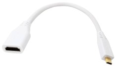 Adaptor Micro-HDMI la HDMI standard (mama) oficial Raspberry Pi