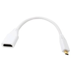 Adaptor Micro-HDMI la HDMI standard (mama) oficial Raspberry Pi