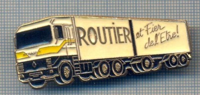 AX 408 INSIGNA AUTOMOBILISTICA- ROUTIER - ET FIER DE L&amp;#039;ETRE ! -PASIUNEA CAMIOANE foto